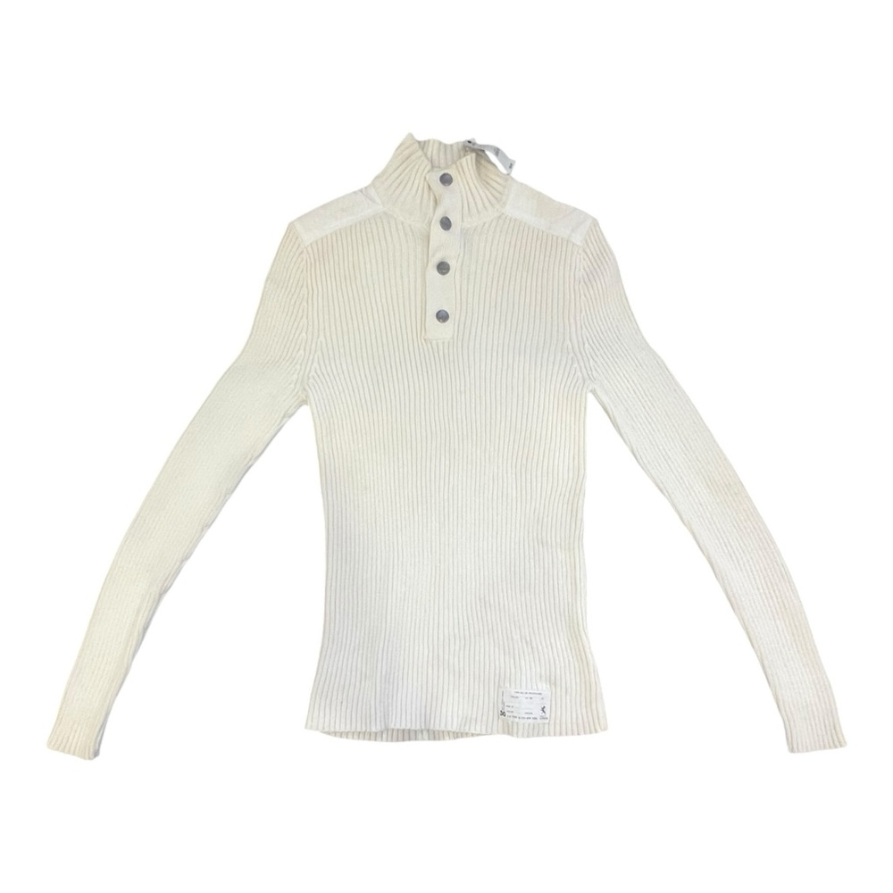 Express Button Up Ribbed Women’s Quarter Button Sweater NWT Size Small